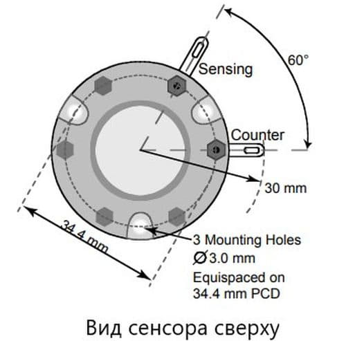 Сенсор электрохимический CO/SF-2E на монооксид углерода (CO, 0-300ppm)