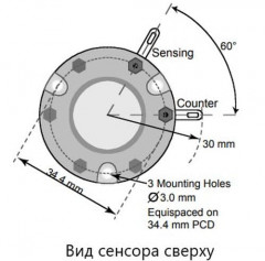 Сенсор электрохимический CO/SF-2E на монооксид углерода (CO, 0-300ppm)