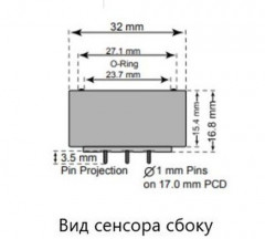 Сенсор электрохимический CO/C-1000 на монооксид углерода (CO, 0-1000ppm)