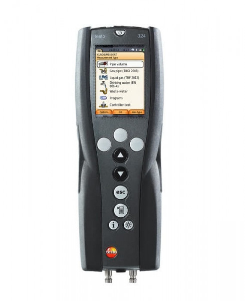 Testo 324 - Измерительный прибор для тестирования на герметичность газовых и гидравлических трубопроводов