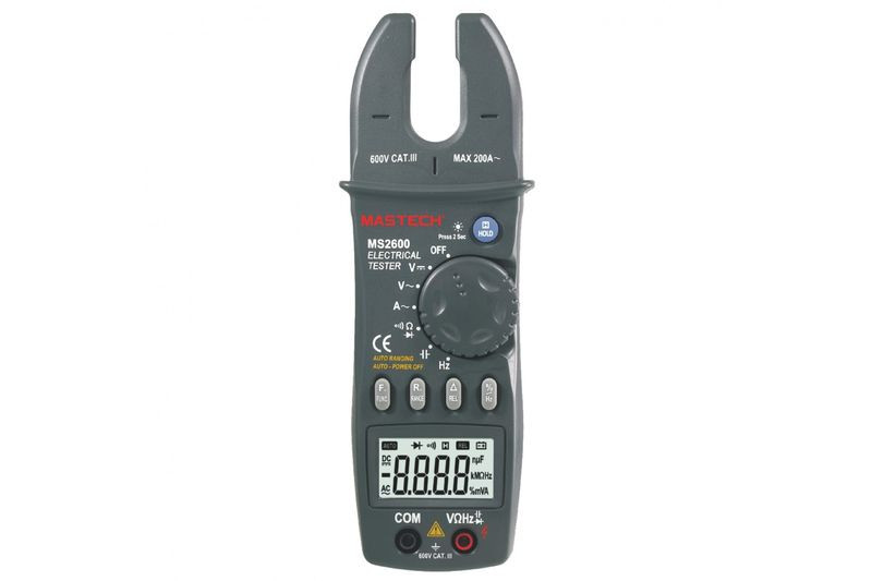 MS2600 Mastech клещи токоизмерительные цифровые автоматические