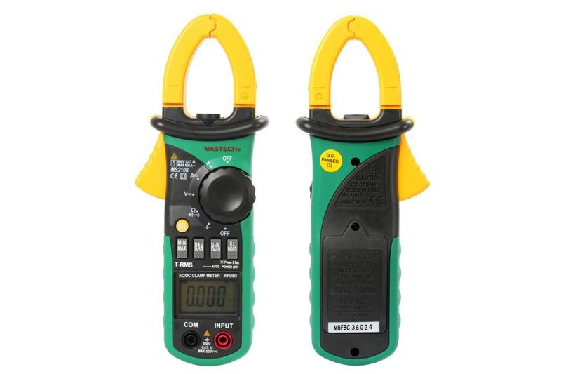 MS2108 Mastech клещи токоизмерительные цифровые автоматические