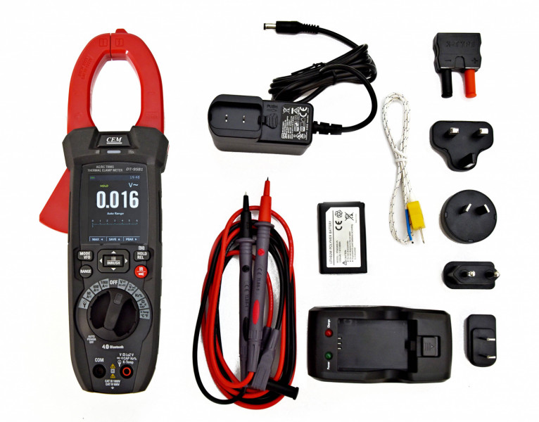 DT-9581 Токоизмерительные клещи AC/DC TRMS с тепловизором