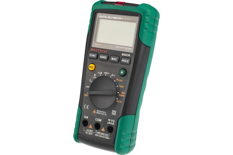 MS8236 Mastech цифровой мультиметр + кабельный тестер + детектор напряжения