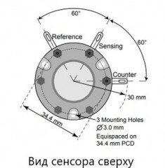 Сенсор электрохимический NH3/SR-200 на аммиак (NH3, 0-200ppm)