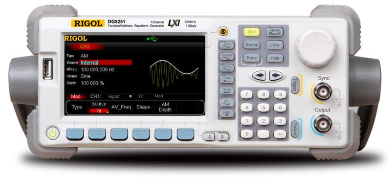 Генератор сигналов произвольной формы RIGOL DG5251