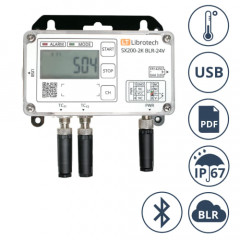 Измеритель-регистратор (логгер) температуры Librotech SX200-2K BLR-24V