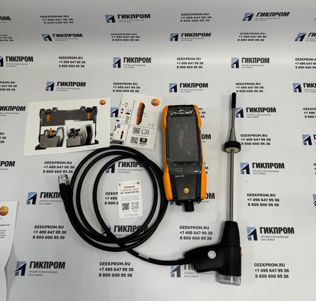 Анализатор дымовых газов Testo 300 LL (O2, CO, NO; до 8 000 ppm) с H2-компенсацией 0564 3004 02