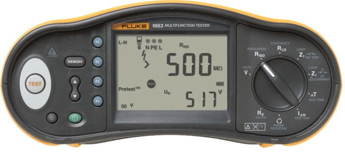 Многофункциональный тестер электроустановок Fluke 1663 SCH