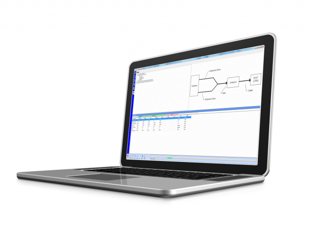 Демонстрация работы программы ANSUR Test software (плагин для QED-6, лицензия)